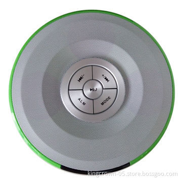 Stereo Bluetooth speaker with alarm, support TF/USB/AUX, free calling function